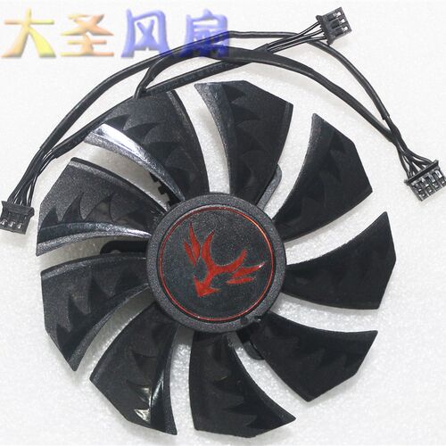七彩虹GTX1060 1070 1080 RTX2060 2070 2080 原厂滚珠显卡风扇
