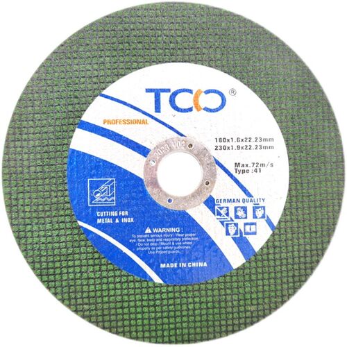 180mm切割片磨光机切钢筋不锈钢金属专用无毛刺超薄树脂双网砂轮