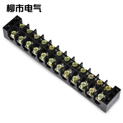 TBC-6012接线排接线端子排电线连接器12位60A接线柱接线座并线器
