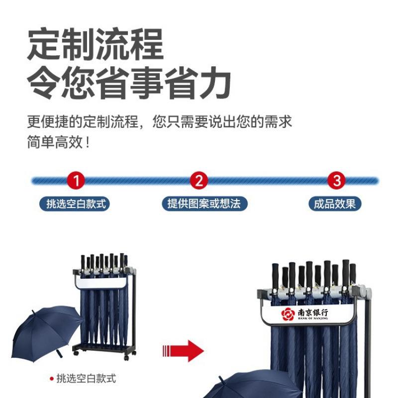 雨伞架带锁商用收纳置物架酒店大堂售楼部便民铁艺伞架子