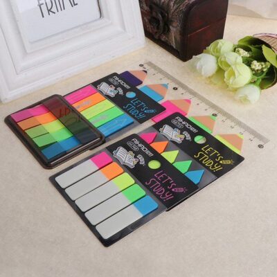Fluorescent Clear Sticker Memo Flags Post It Bookmark Index