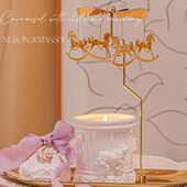 香氛旋转木马送少女氛围感同学卧室闺蜜家居毕业礼盒可爱香薰蜡烛