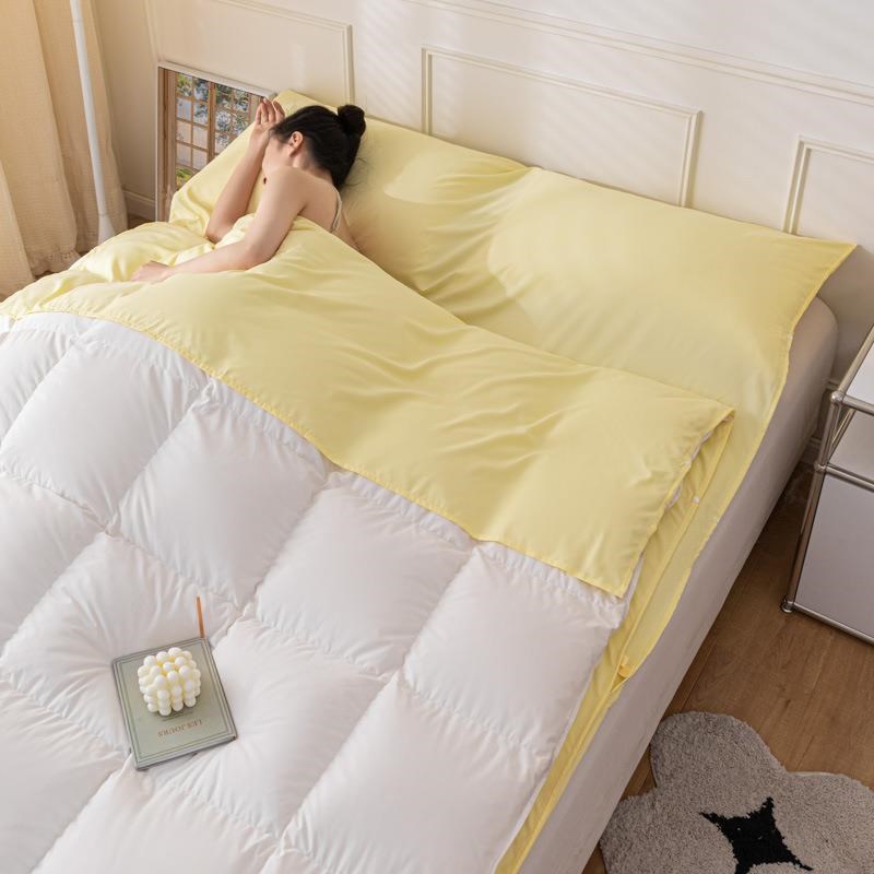 旅行隔脏睡袋A类水洗棉出u差旅游酒店宾馆被单被罩神器可携式床单