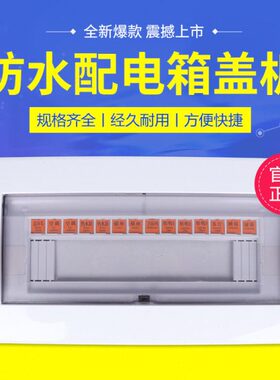 1220107家用塑料P盖防护配电箱面板/箱子回路/8/Z3盖子1401/遮挡/