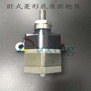 5CC油漆齿轮泵浦菱形不锈钢底座DISK旋杯油泵 安装 静电涂装 机卧式