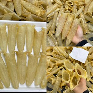 巴沙鱼胶 25头巴沙筒花胶佐罗筒黄花胶一德路海味干货滋补品官方