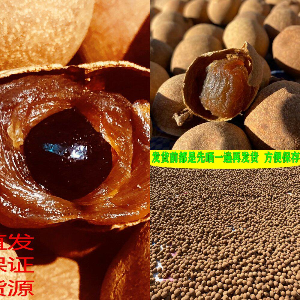 产地新货10a大果 高州特产龙眼干桂圆干干贵园带壳小核肉厚500g袋