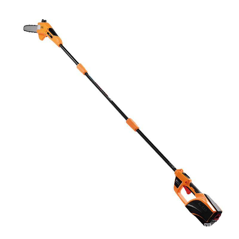 传峰36V锂电充电式高枝锯高空锯修剪树枝锯电动伸缩杆链锯树神器