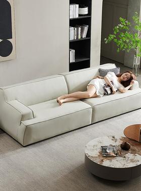 意式baxter大马士革设计师布艺沙发轻奢简约小户型客厅科技布直排