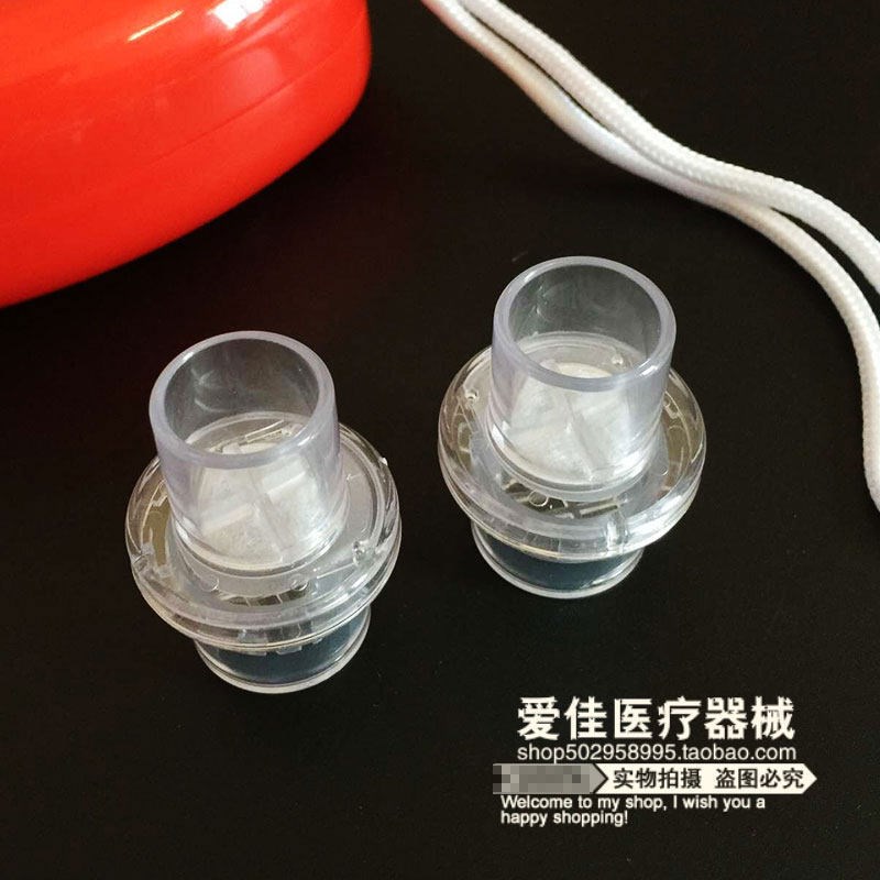 现货CPR呼吸面罩阀门配件 人工呼吸器单向阀 急救呼吸口罩单向阀图片