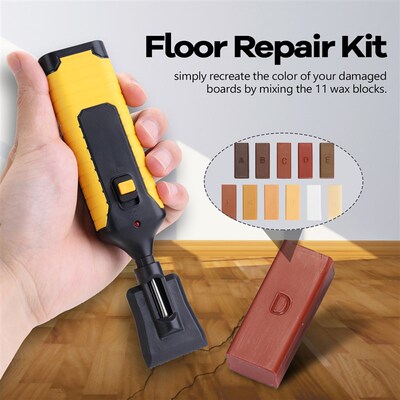 DIY Manual Floor Furniture Repair Kit家具木地板修复补洞工具