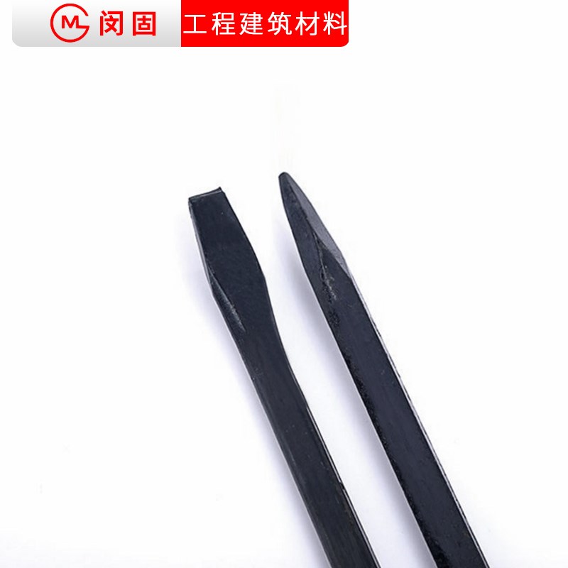俩头扁直加粗重型撬棍 特种撬棍 撬棒/撬杠/六角钢/钢钎32*1.5米