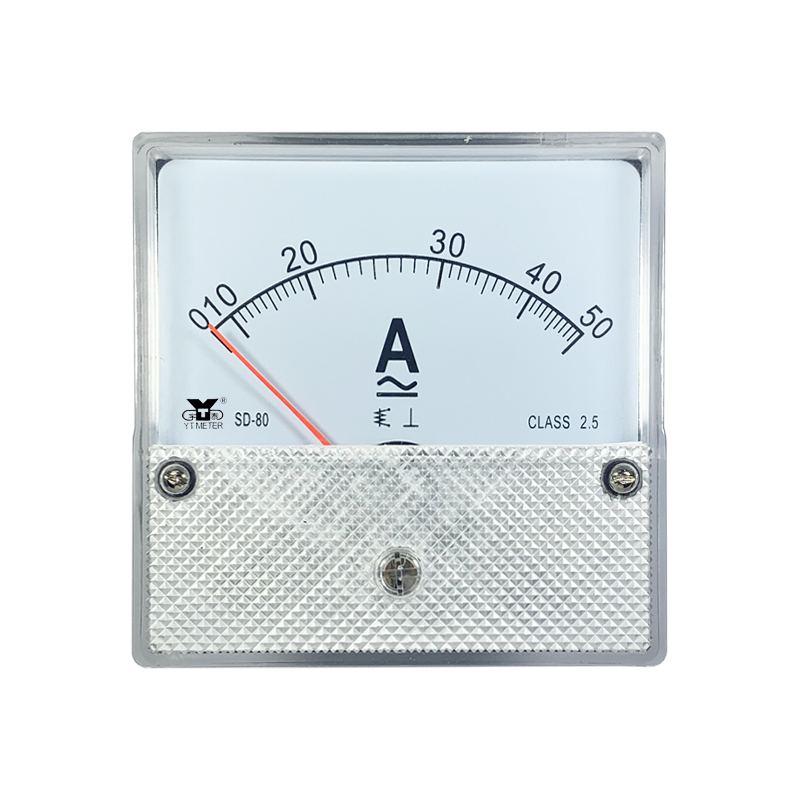 SD80交流指针电流表10a 20a 30a 50a 60aJ 100/5a dh80 直入式安