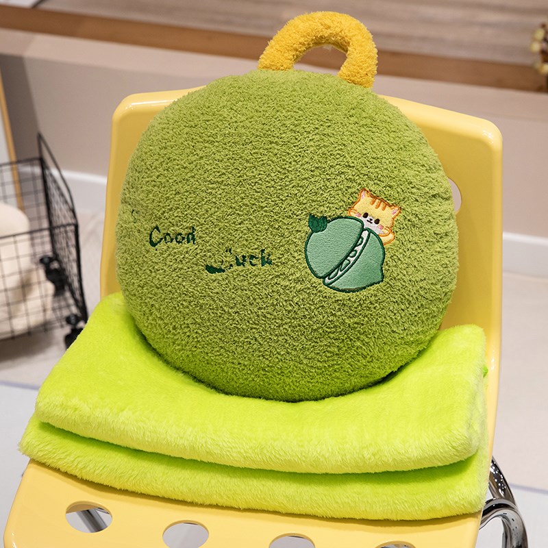 时尚手拎抱枕被子两用汽车车载沙发盖G毯办公室午睡枕头毯子二合