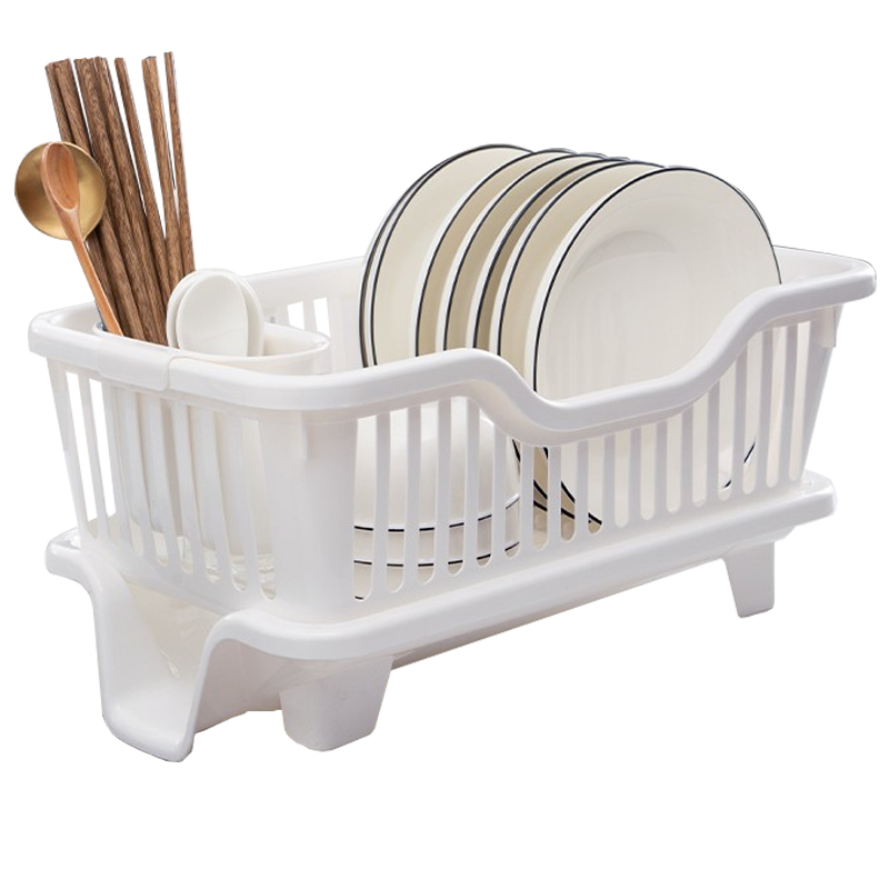 塑料碗架厨房碗筷收纳带t筷子笼筒镂空沥水篮大号碗碟沥水架收纳