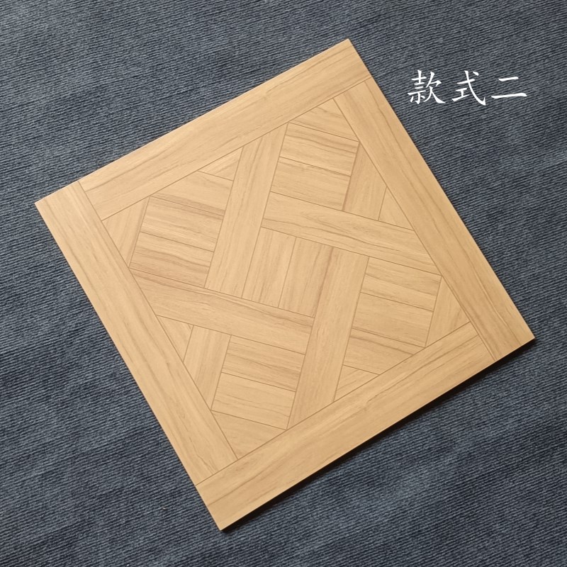 客厅卧室仿实木地板l砖600*600法式木纹砖地砖凡尔赛复古拼花瓷砖