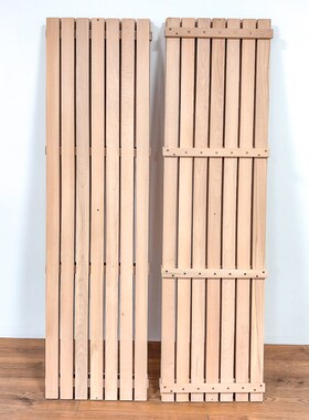 307木作e榉木排骨架实木床架子定制升级加厚通用无胶水床板原木