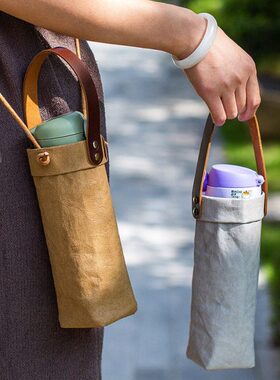 杯子保温杯套套背带可日式l0斜挎m50手提350水壶lm袋子