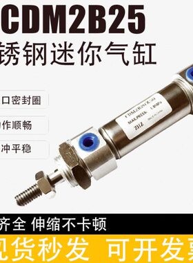 /25020M2-小型/气动25100/150CD/不锈钢迷你气缸0/0302550B/75/