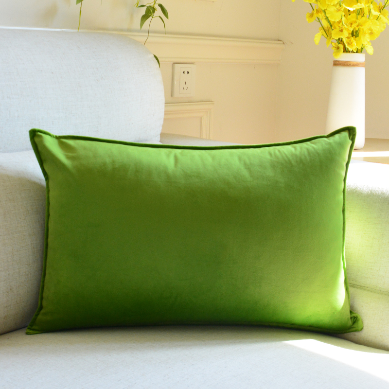 客厅长方形靠垫沙发抱枕北欧卧室床头大靠背垫护腰枕套Z不含芯定