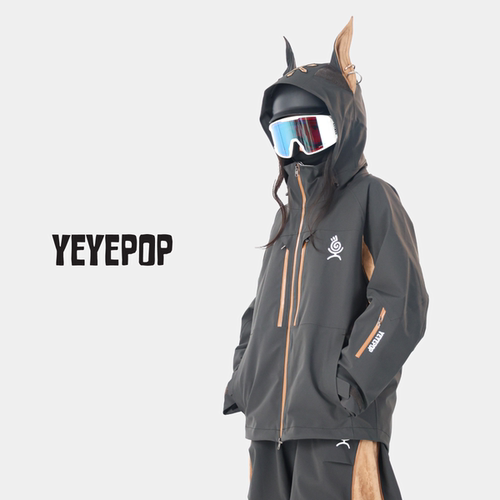 YEYEPOP杜宾单板双板滑雪服女男款防水防风防寒专业加厚保暖