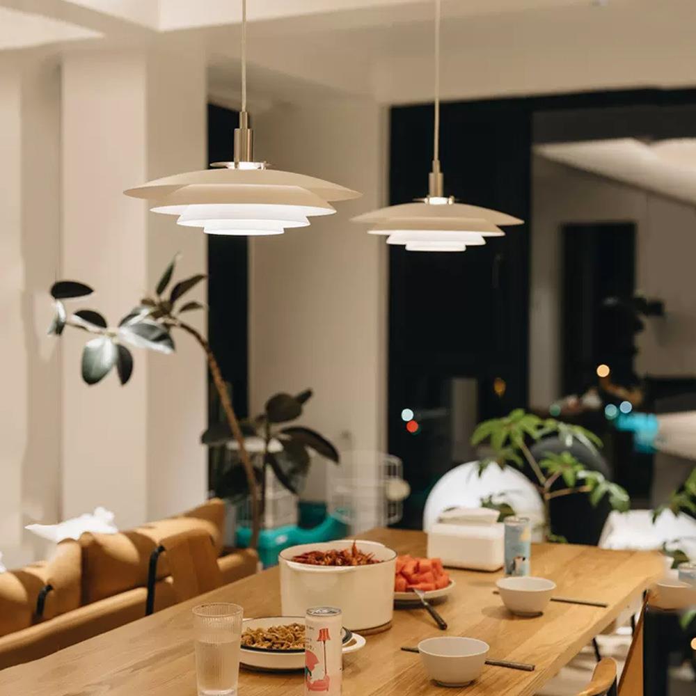 北欧餐厅吊灯丹麦现代简约网红飞碟创意民宿ph5奶油风日式餐桌灯