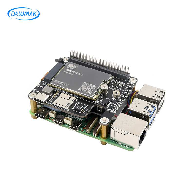 树莓派5代 5G通信模块 PCIE转M.2 5G/4G扩展板 移远5G物联网模组