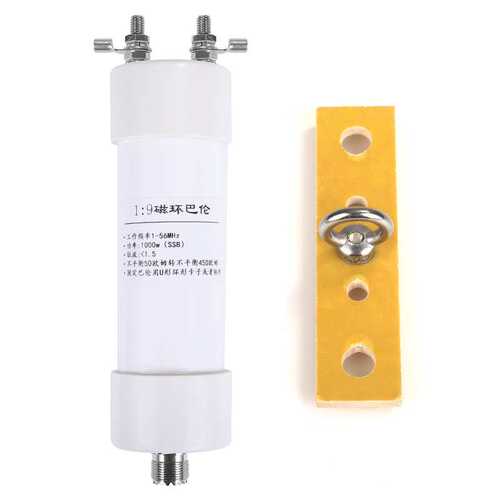 1:9巴伦1000W短波通信单边带 SSB CW LSB USB AM FM 长线磁环巴伦