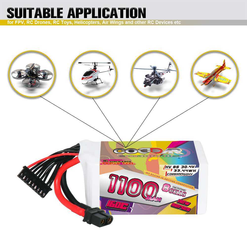 CODDAR鹰氪 1100MAH 8S 30.4V 160C星环3.5寸5寸化骨龙高压锂电池
