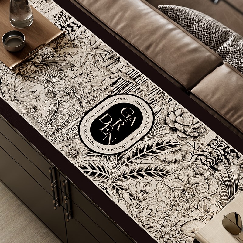 雨林现代轻奢餐边柜桌垫鞋柜垫电视柜G桌布床头柜防脏尘桌面保护