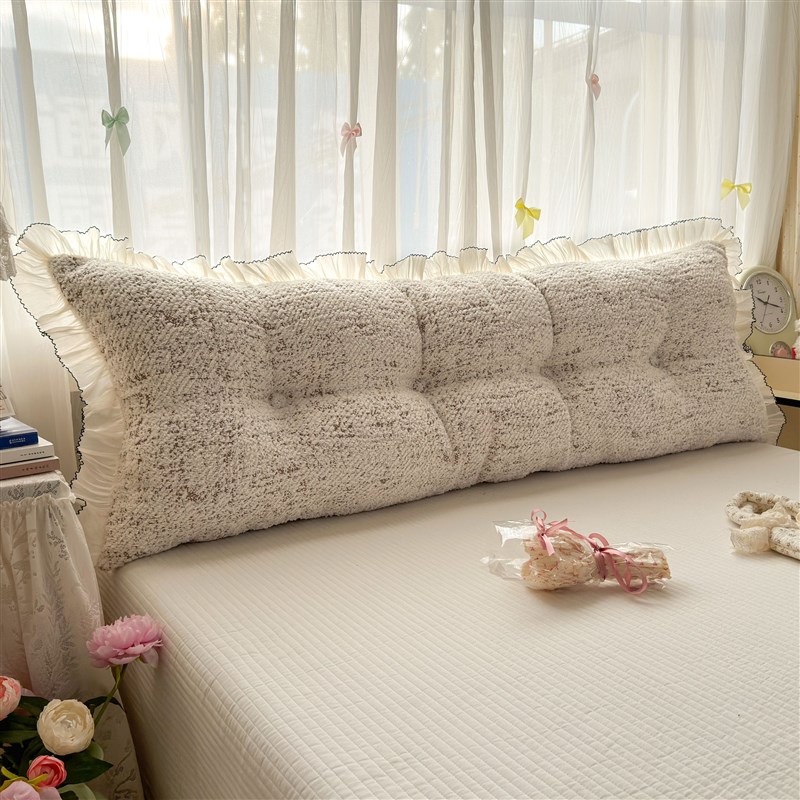 床头软包靠e垫双人沙发学生宿舍靠枕榻榻米卧室床头可拆洗护腰靠