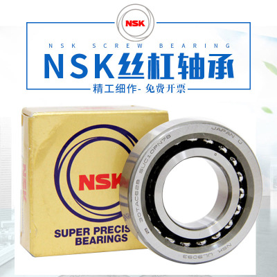 进口NSK滚珠丝杠轴承 7602020 760204 7602025 760205 TN1 P4 DB