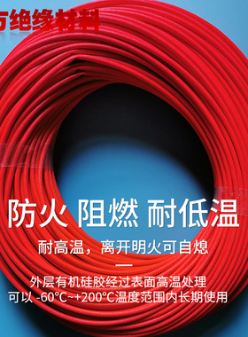 玻璃纤维管白色黑色红色硅树脂黄蜡管自熄管防火管耐高温绝缘套管