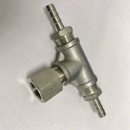 M20x1.5-10mm 不锈钢内丝插管接头 内螺纹m20x1.5 两边宝塔10mm