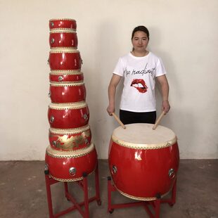 12寸 1016寸腰寸鼓牛皮  大鼓8寸扁锣鼓鼓 手鼓18寸 堂鼓6寸14寸