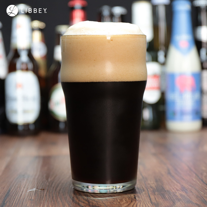英式品脱啤酒杯小麦精酿杯子清吧烧烤D吧啤酒屋玻璃杯子可定制LOG