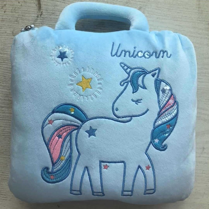 抱枕被子两用办公室空调午睡毯子加厚H枕头被二合一汽车载靠垫靠