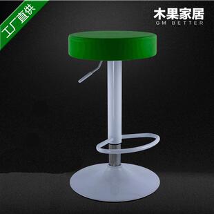 新款田园风升降酒吧椅 休闲休息高脚吧台椅 时尚家具糖果旋转椅子