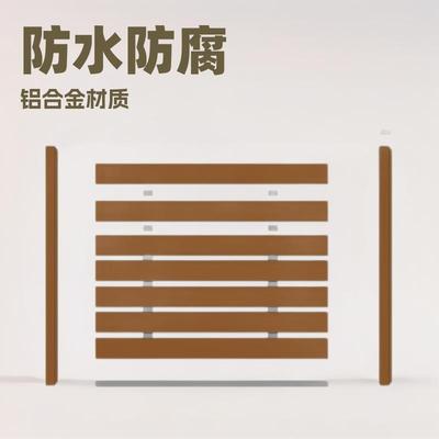 户外塑木一代围栏栅栏木质别墅庭院花园护栏合金防晒防腐环保