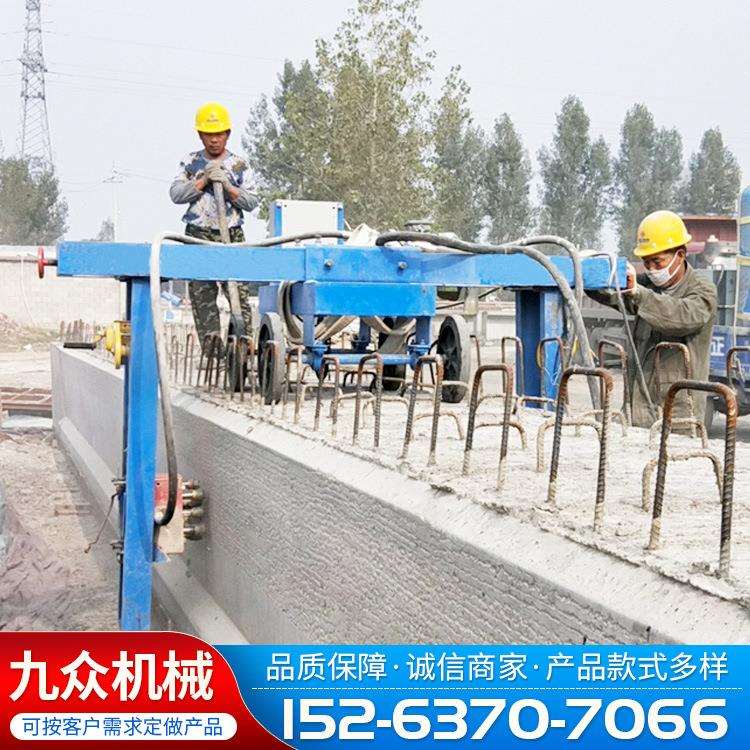 全自动可升降预制空心板电动凿毛机 工程用自动行走混凝土凿毛机