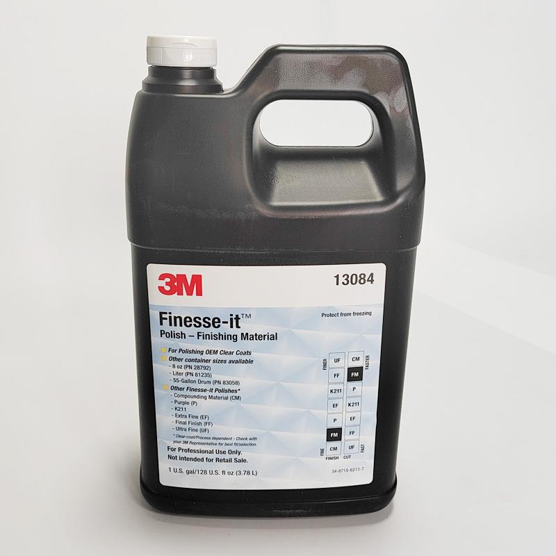 3M13084抛光蜡 以去除微级沙子划痕或去除先前复合区域的漩涡痕迹