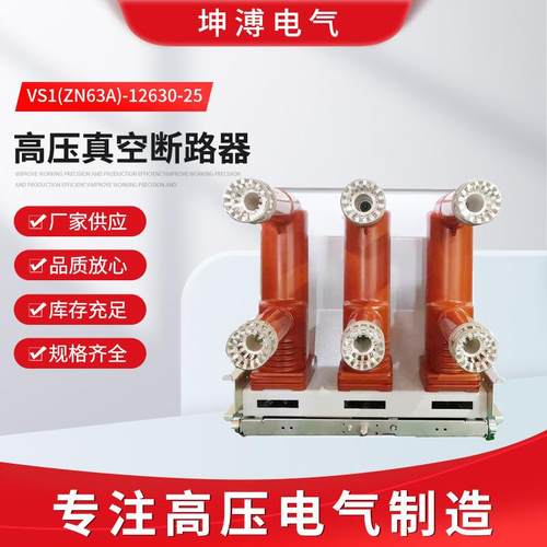 VS1(ZN63A)-12630-25户内真空断路器手车式10KV高压高配低价