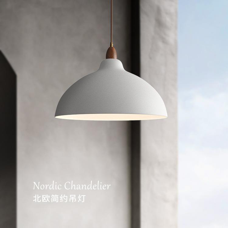 北欧现代简约设计师奶油风餐吊灯侘寂风灯餐桌咖啡厅吧台灯卧室灯