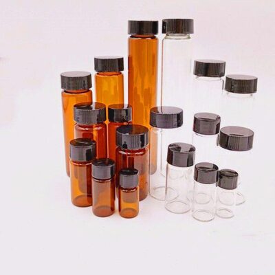 瓶透明 2螺口20瓶 30153 5  40  m60顶玻璃10样品棕色西林空瓶l