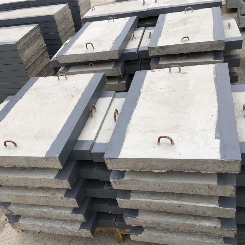 水泥盖板带眼篦子水泥电缆沟盖板50B*50/60*60电力通信排水沟盖板