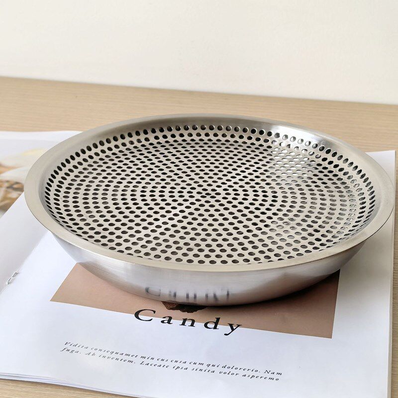 维乐仕家用滤油盘厨房18-10不锈钢沥油盘沥O油架油炸漏油沥水盘子