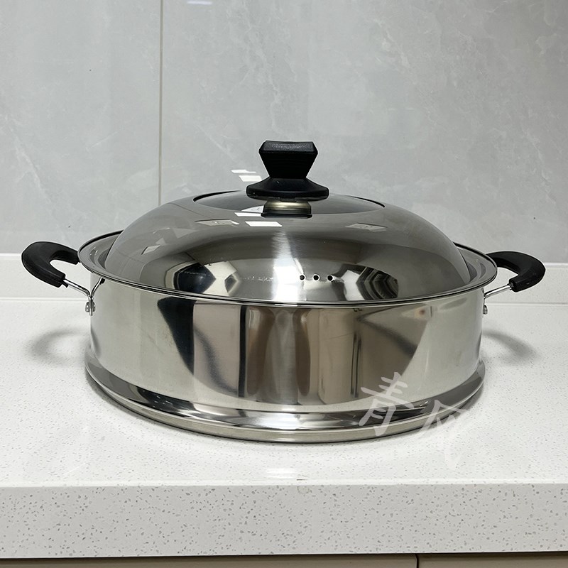 不锈钢多功能电热锅蒸笼蒸x屉家用蒸格电炒锅笼屉火锅蒸篦加厚