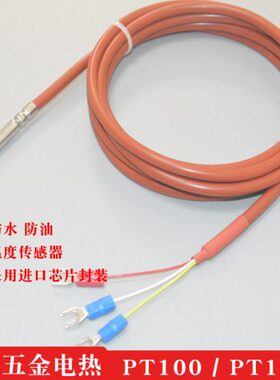 探头 体积防水1010铂PT热电阻热电阻00P超0热电偶温度传感器T型小