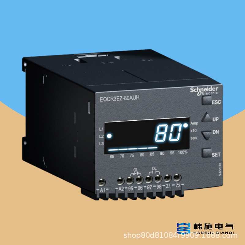 原装进口三和EOCR3EZ-80CUH电动保护器 C型端子 电流:5-80A