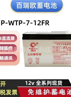 百瑞欧NP-WTP7-12FR铅酸LC-WTP127R2T风力变桨发电蓄电池12V7.2AH